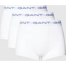 Gant 3-Pack Cotton Jersey Trunks - White