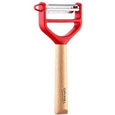 Rosso Sbucciatori Opinel Pelapatate T-Duo di Legno Rosso Sbucciapatate