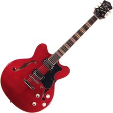 Höfner HCT Verythin Electric Guitar, Red