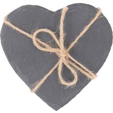 Grey Coasters RED HAMPER Hamper SL002 Drinks Heart-Shaped Coaster 4pcs