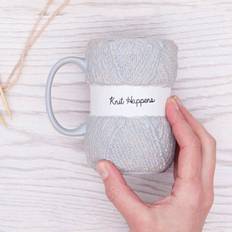 Boxer Gifts Knit Happens Presentmugg Realistisk Garndetaljer Mugg