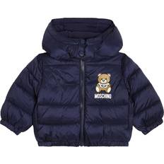 Moschino Kids Baby Jacke Teddy Bear blau