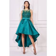 Goddiva Multi Tie Maxi Dress - Olive Green