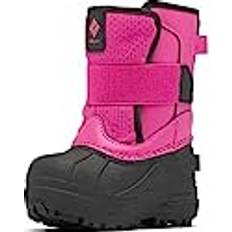 Toddler hiking boots Columbia Youth Unisex Bugaboot Celsius Strap, Wild Fuchsia/Black