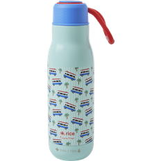 Rice Stainless Steel Drinking Bottle Cars Print