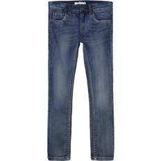 Knapper Bukser Børnetøj Name It X Slim Fit Stretch Jeans - Light Blue Denim (13209038)