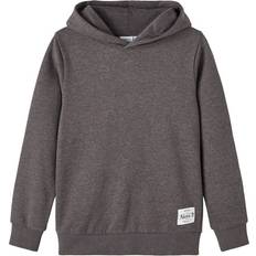 Best Sweatshirts Children's Clothing Name It Temmo Hoodie - Dark Grey Melange (13214927)