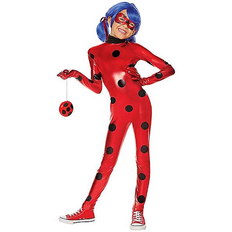 Red Costumes Spirit Halloween Kid's Ladybug Costume Deluxe - Miraculous Ladybug