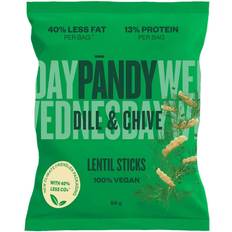 Veganska Snacks Pandy Lentil Sticks Dill & Chive 50g 1pack