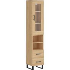 vidaXL Highboard 2 Drawers 2 Shelves Sideboard 34.5x180cm