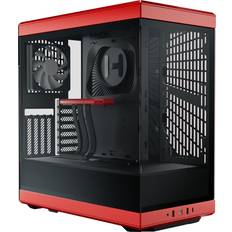 Hyte y40 mid-tower atx case red