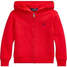 Tops Polo Ralph Lauren Kid's Cotton Blend Fleece Hoodie - Red (322547626-005)