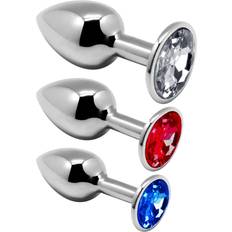 Sæt Butt plugs Sexlegetøj Alive Metal Plug Kit