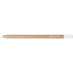 Farveblyanter, Edugreen Kraftige, hvid, mine 5 mm, 10 stk