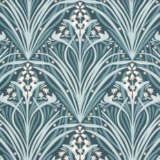 Muriva Elegance Bellflower Wallpaper Green M66114