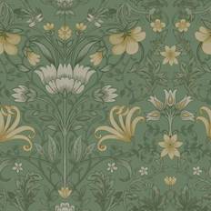 Holden Decor Vintage Floral Green