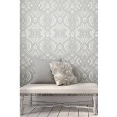 Hoopla Walls Ogee Damask Matt Wallpaper