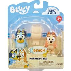 Bluey Patsaat Bluey Figurer 2-pack Beach Mermaid Tails