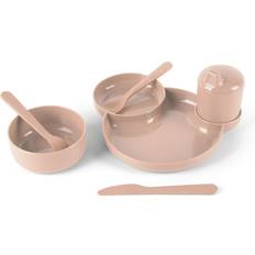 Dantoy Juguetes de cocina Dantoy Tiny Bio Dinner Giftset set de vajilla Nude