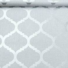 Wallpapers Sophie Laurence Wdwallpaper Light Grey Wallpaper Trellis Geometric Metallic Silver Feature Wall Linen Effect