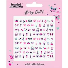 Plastica Giocattoli stilisti Le Mini Macaron Baby Doll Nail Stickers Unghie finte 7 g unisex