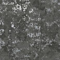 Holden Decor Obsidian Charcoal Silver Wallpaper