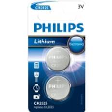 Philips CR2025P2/01B – Litiumbatterier knappcell – 2 stycken – 3 V