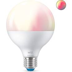 Philips wiz e27 Philips Päronlampa Smart Color 11W 1055lm 2200-6500K RGB Globe Clear E27 WiZ