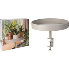 Køkkentilbehør Koopman Vilde Blomsterbed Metal Grå 36 cm Serveringsbakke