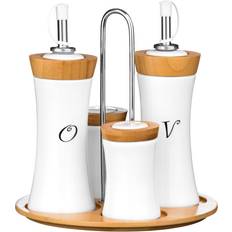 Distributori di Olio e Aceto Premier Housewares 4pc Tall Condiment Oil- & Vinegar Dispenser