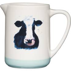 Milk Jugs KitchenCraft Apple Farm Hand-Finished Ceramic 'Cora Cow' Milk Jug