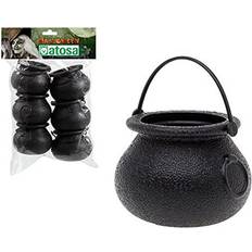 Platos Desechables Atosa Pack de 6 Ollas de Brujas 6 cm