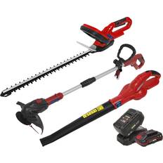 Sealey CP20VCOMBO6 20V 1x4Ah 1x2Ah 3pc Garden Power Tool Kit