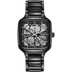 Rado True Square Open Heart Black