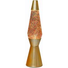 Lava glitter iTotal iTotal 40 Krystal Gylden Plastik Lavalampe