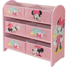 Disney Opbevaringsbokse Børneværelse Minnie Mouse 6 kurve Disney opbevaring 914764