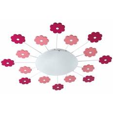 Pink Ceiling Flush Lights Loops Colour Ceiling Flush Light