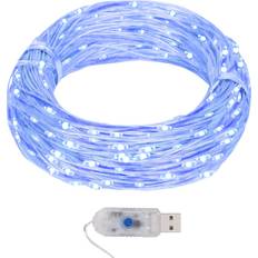 Guirlandes Lumineuses vidaXL Micro LED 40m 400 LED Bleu 8 Fonctions Guirlande Lumineuse