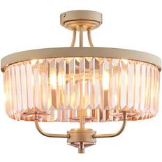 Loops Round Rose Ceiling Flush Light