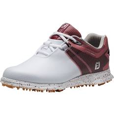 FootJoy Pro SL Sport Golf Shoes - White/Black/Burgundy