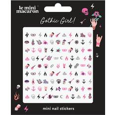 Le Mini Macaron Gothic Girl Nail Stickers Unghie Finte 7 g Unisex