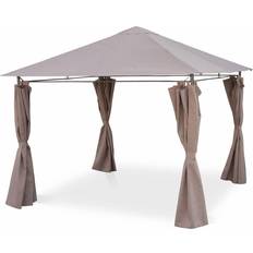 Sweeek Heavy duty 3x3m gazebo with curtains Garden