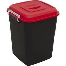 Red Waste Disposal Sealey BM50R Refuse/Storage Bin 50L