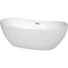 Freestanding Bathtubs Wyndham Collection Rebecca (WCOBT101465) 165.1x81.3