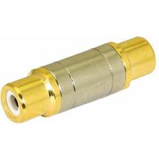 To Female RCA Phono Adapter Gold Plated