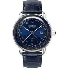 Zeppelin 7668-3 Automatic GMT Blue Wristwatch