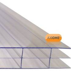 Roof Equipment Axiome Clear 16mm Multiwall Polycarbonate Roofing Sheet 1050