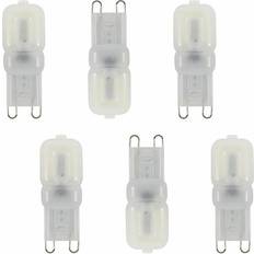 Litecraft 6 Pack of 2.5 Watt LED G9 Capsule Light Bulbs Natural White