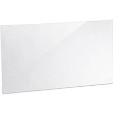 Paraspruzzi Relaxdays Pannello Antischizzo Cucina 70x40 cm Trasparente Paraspruzzi