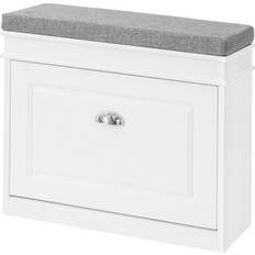 Blue Shoe Racks SoBuy Cabinet with Flip-drawer Shoe Rack